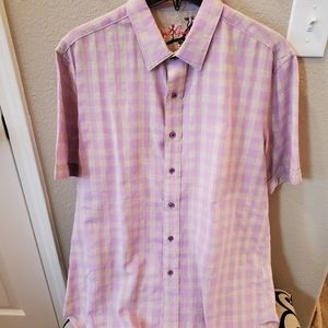 Robert Graham S/S Lilac Gingham